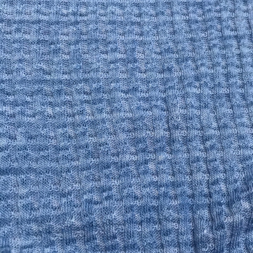 Free People South Side Thermal Blue Top. Size: M,L - Picture 8 of 8